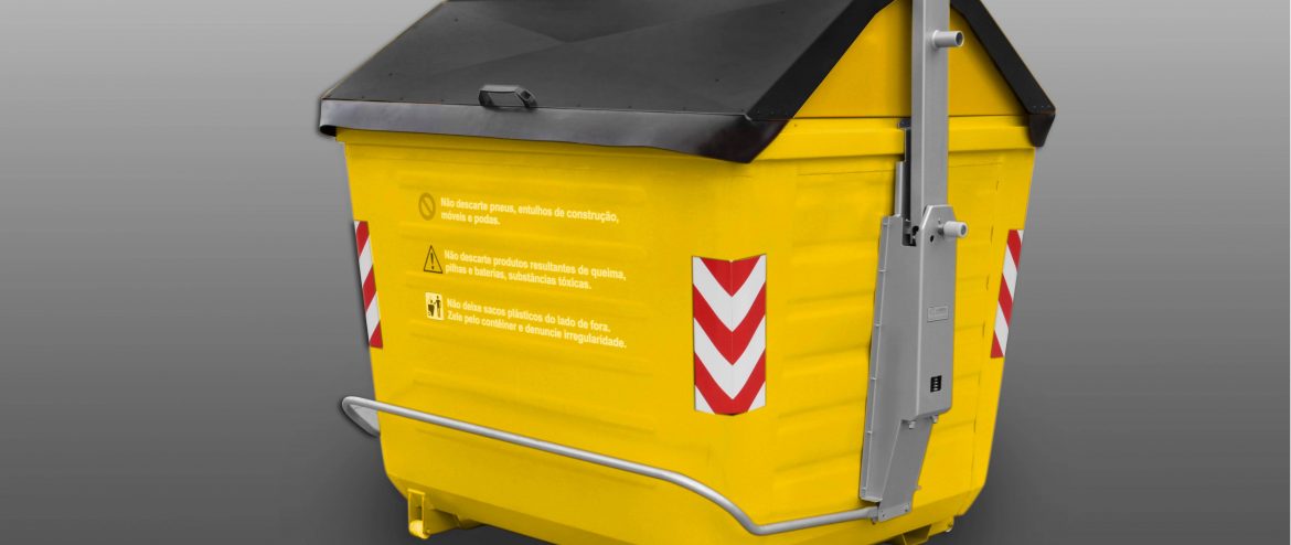 Contentor de Carga Lateral Amarelo