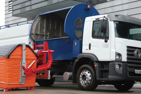 Lavador de Contentor de Carga Lateral