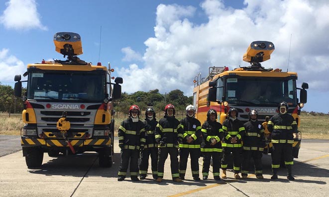Caminhões de combate a incêndio